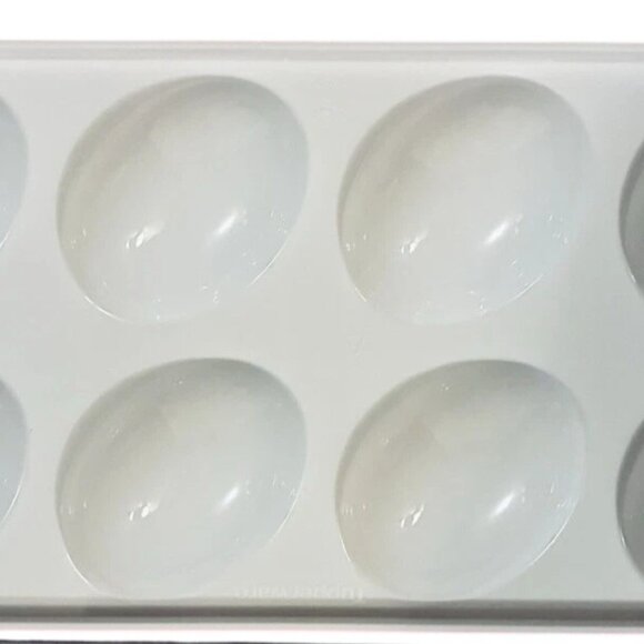 Tupperware Egg Trays Set Of 3 White Deviled Hard Boiled Chocolate Strawberries - Picture 2 of 4